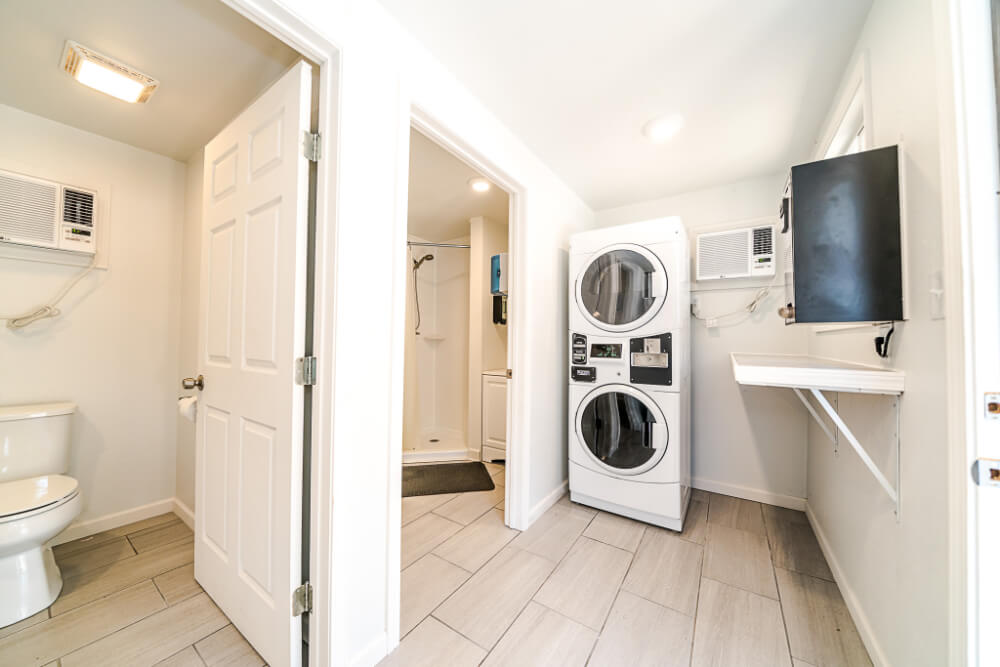 Laundry Room and Restrooms